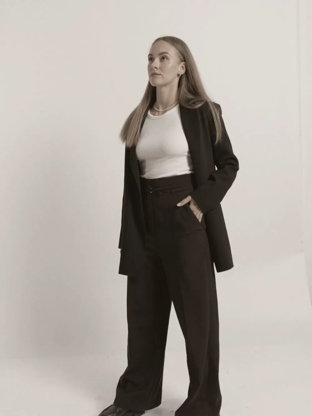 Satin-Stripe Tuxedo Trouser