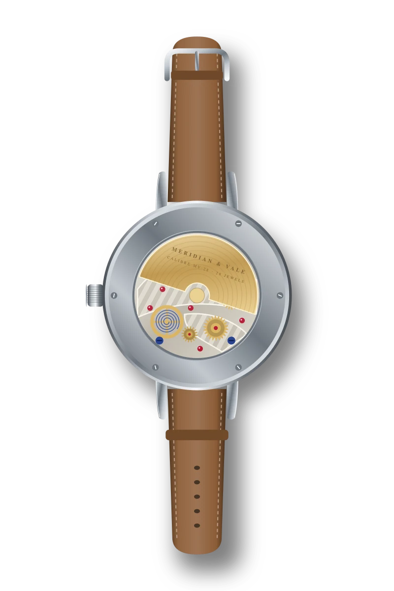 Almanac Power Reserve, sapphire caseback