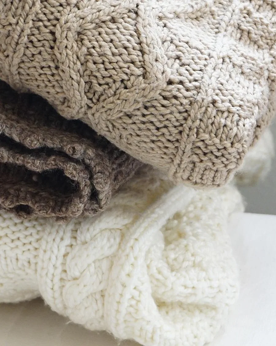 Undyed wool