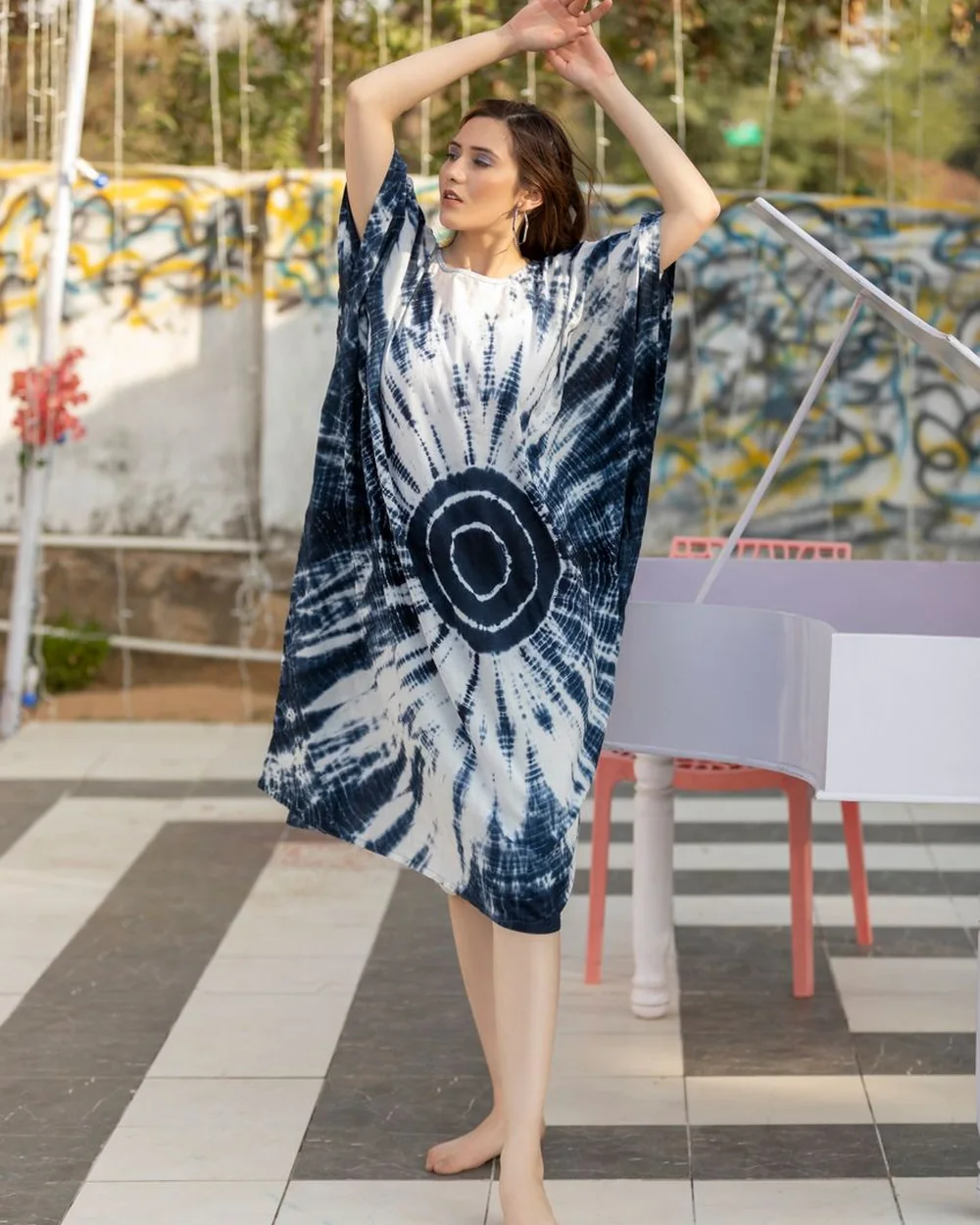 Indigo Sun Kaftan