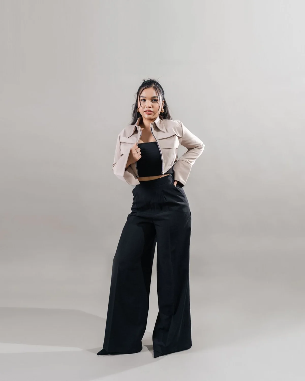Cropped Utility Jacket