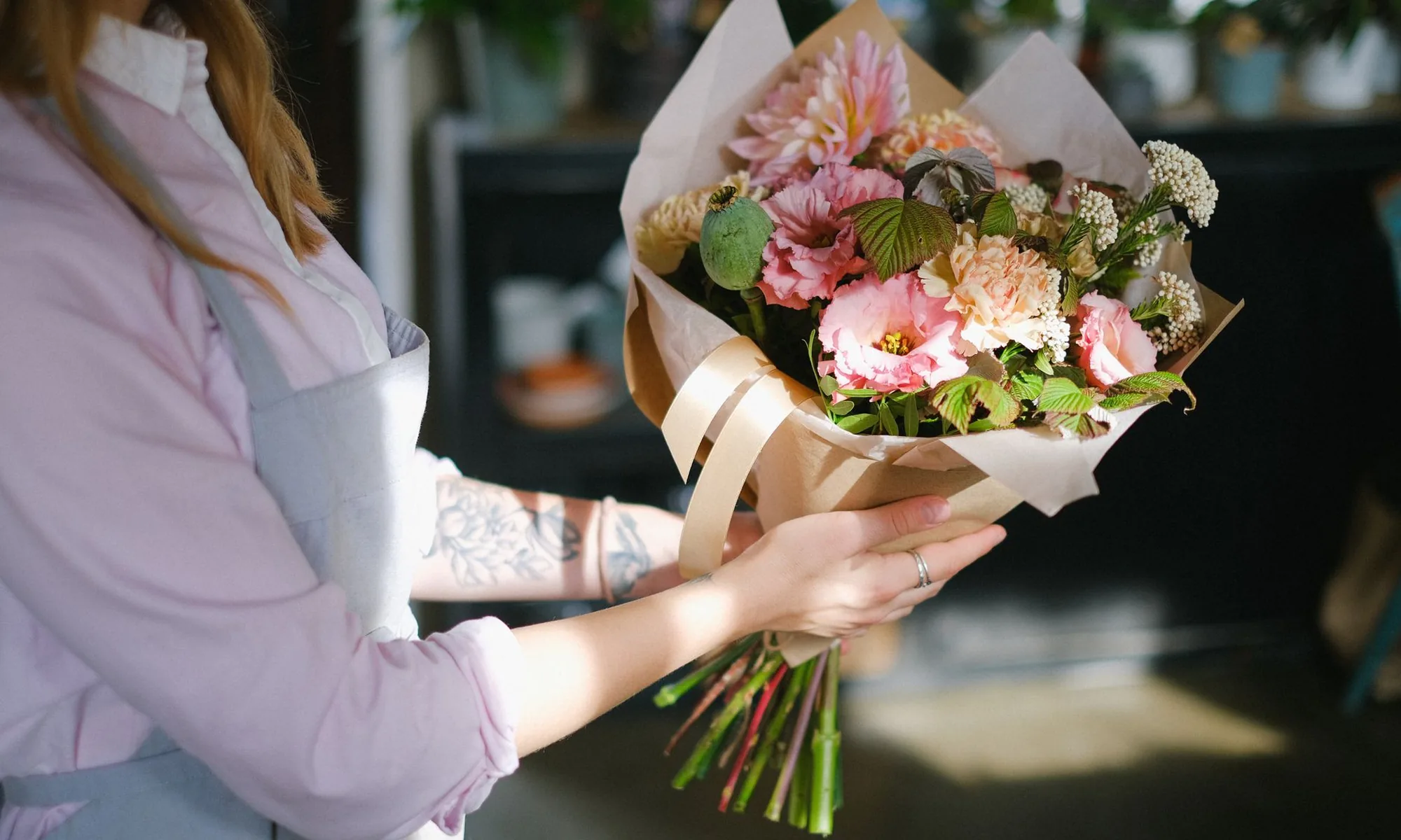 Hand-tied this morning