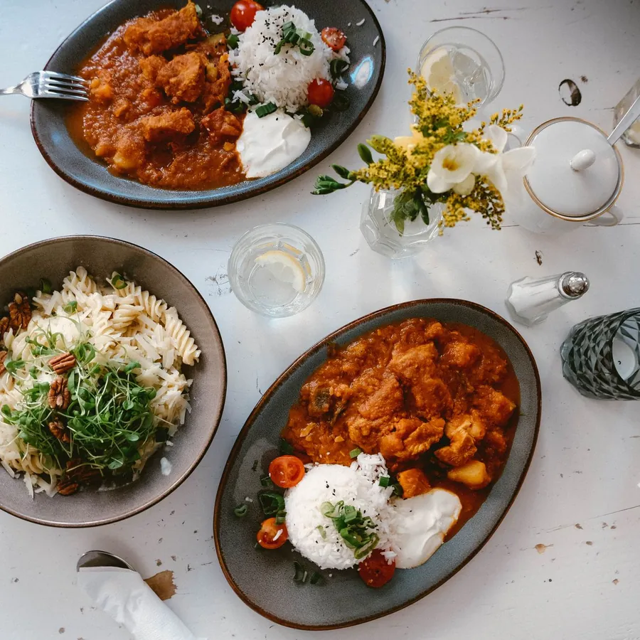 Chicken Curry Thali