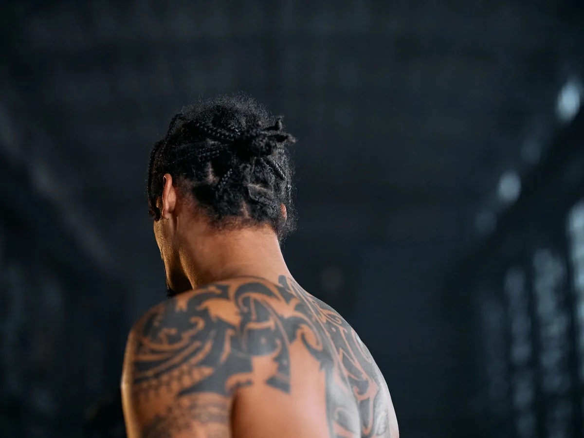 Tribal shoulder and back