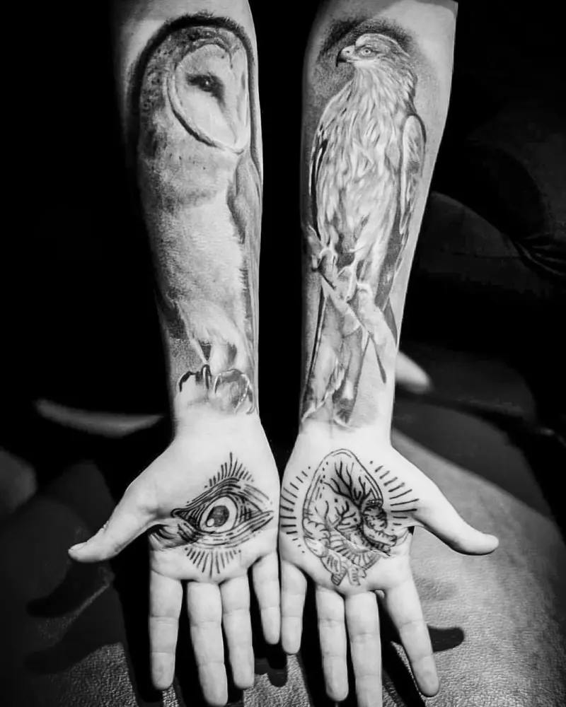 Owl & Hawk Forearms