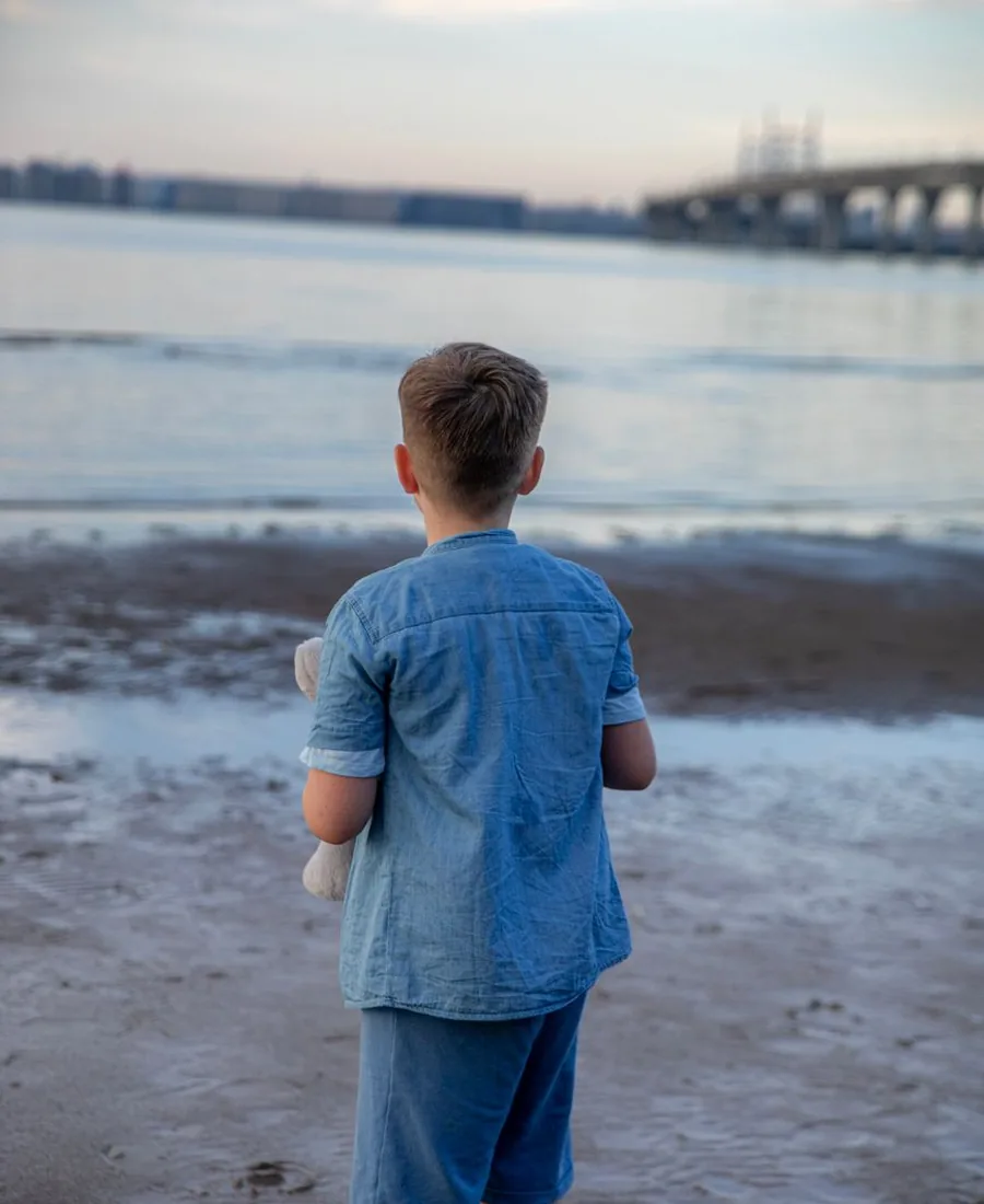Seaside Chambray Shorts