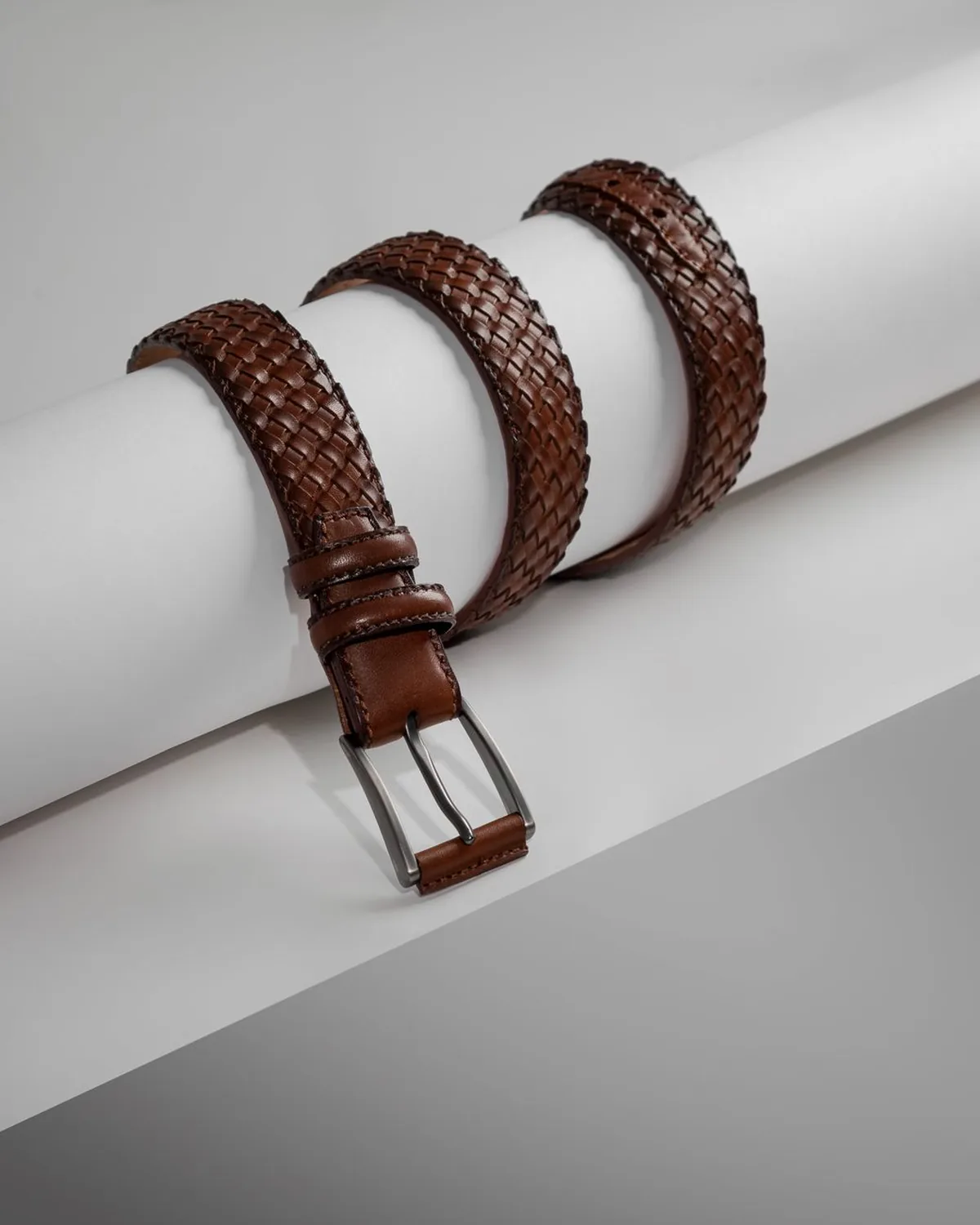Woven Leather Belt