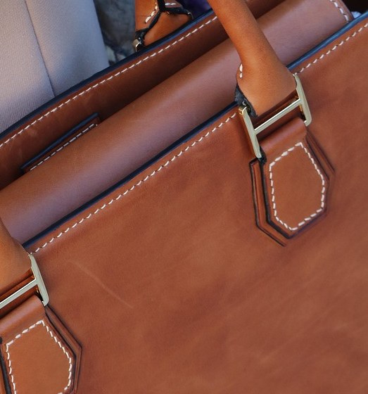 Atelier Tote in Cognac