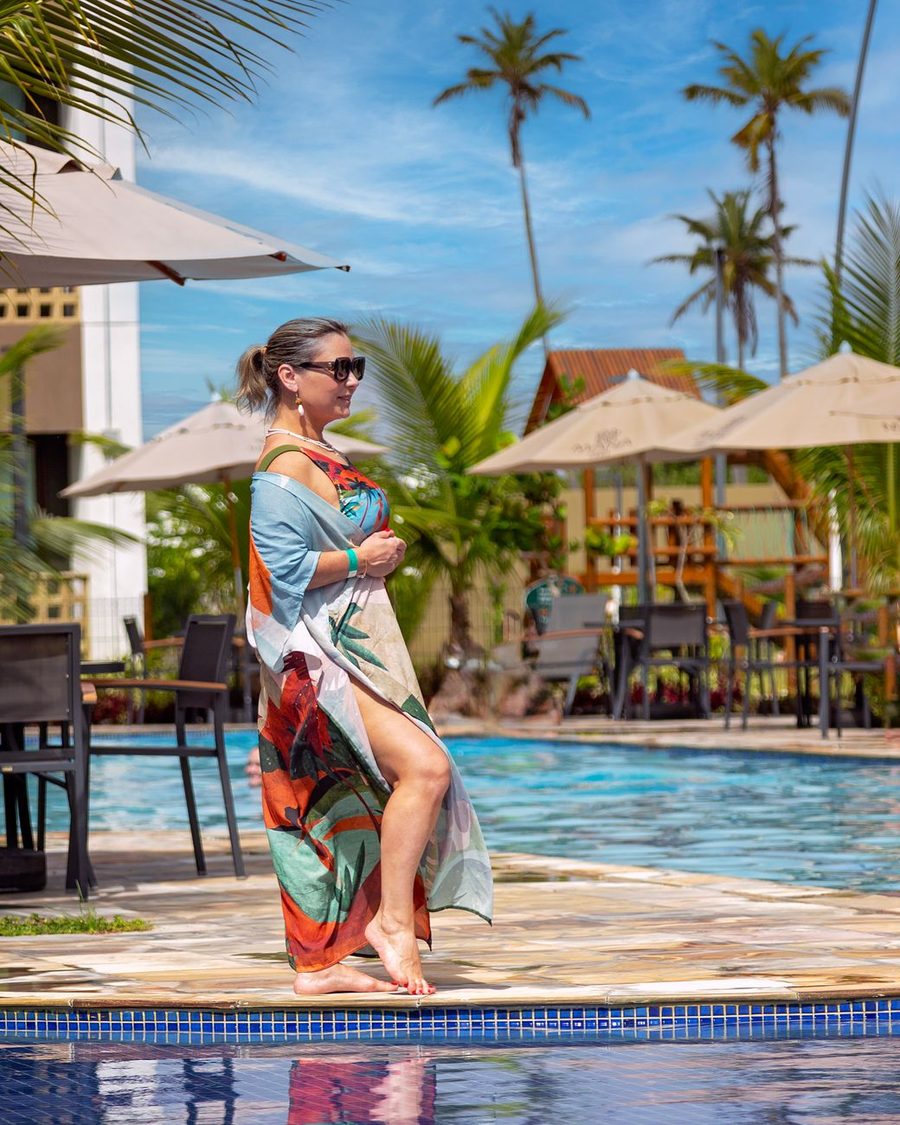 Monsoon Print Kaftan