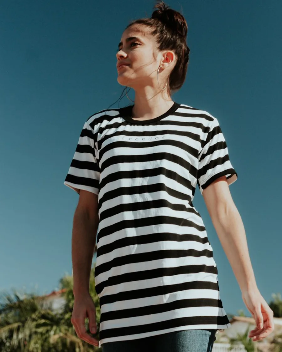 Black & White Stripe Tee