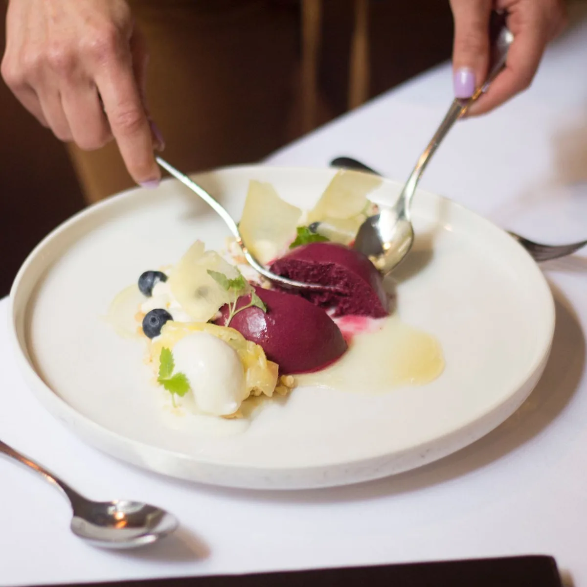 Yuzu & Berry Sorbet Plate