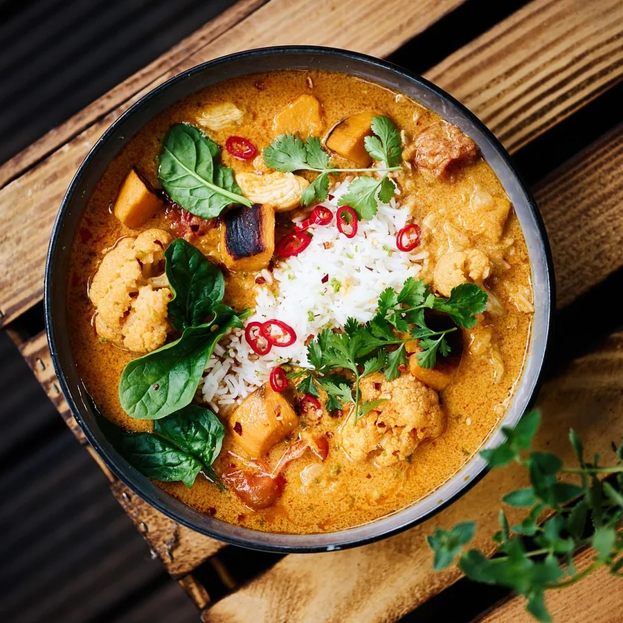 Hyderabadi Spiced Chickpea Bowl