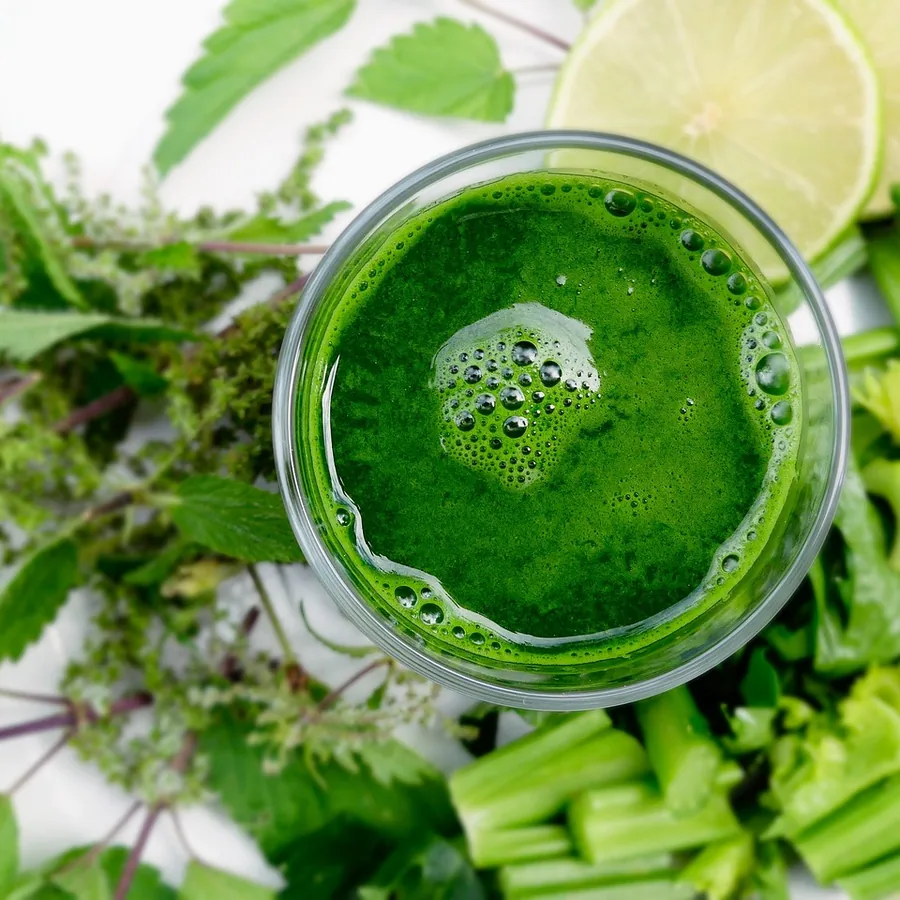 Green Reset Juice, served