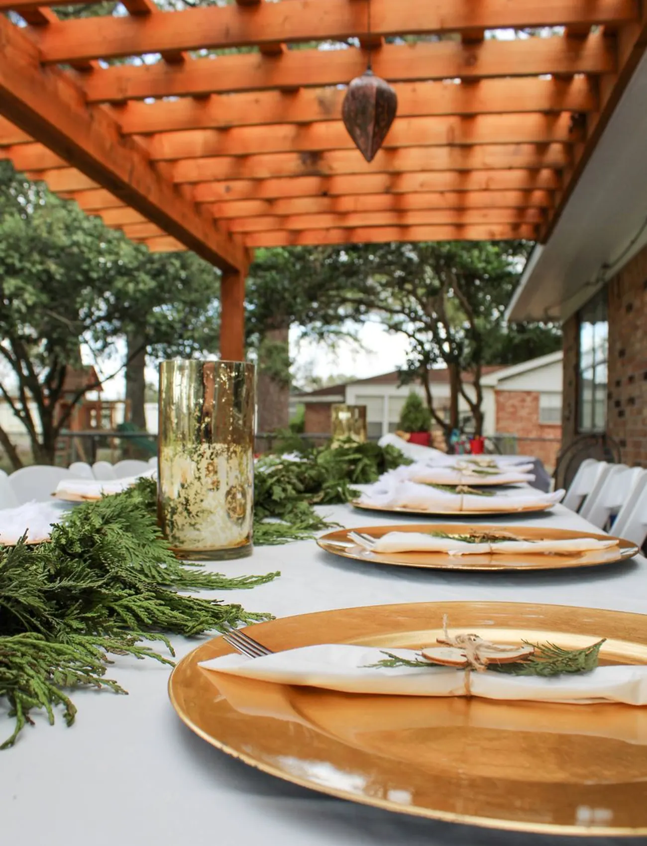 Chef's table in the kitchen garden