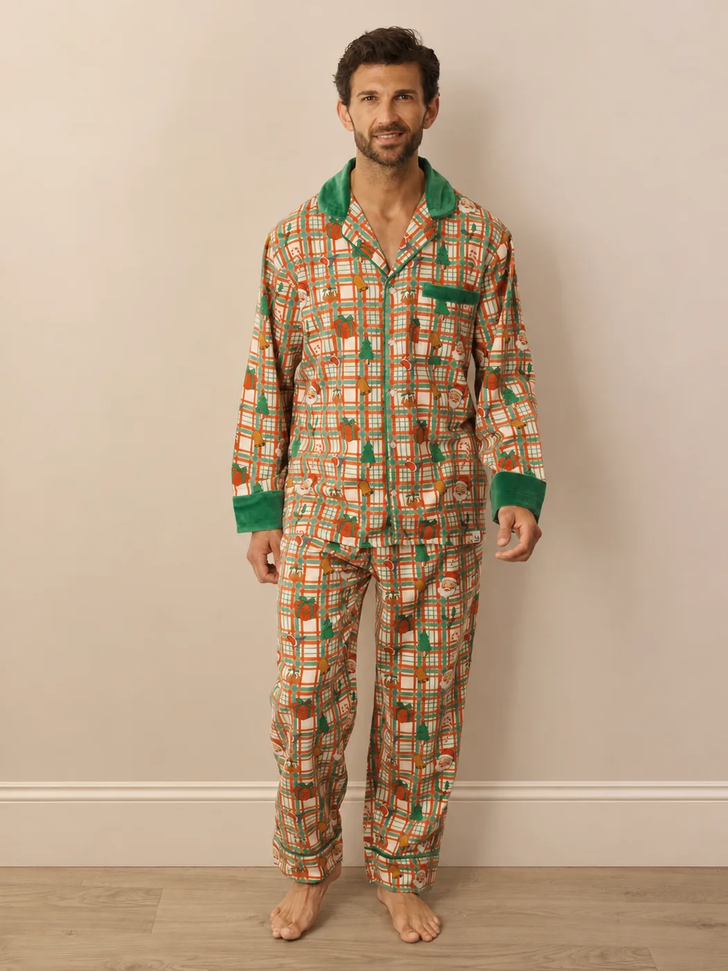 Forest Tartan Cotton Set