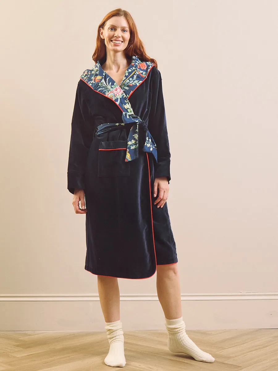 Midnight Velvet Robe