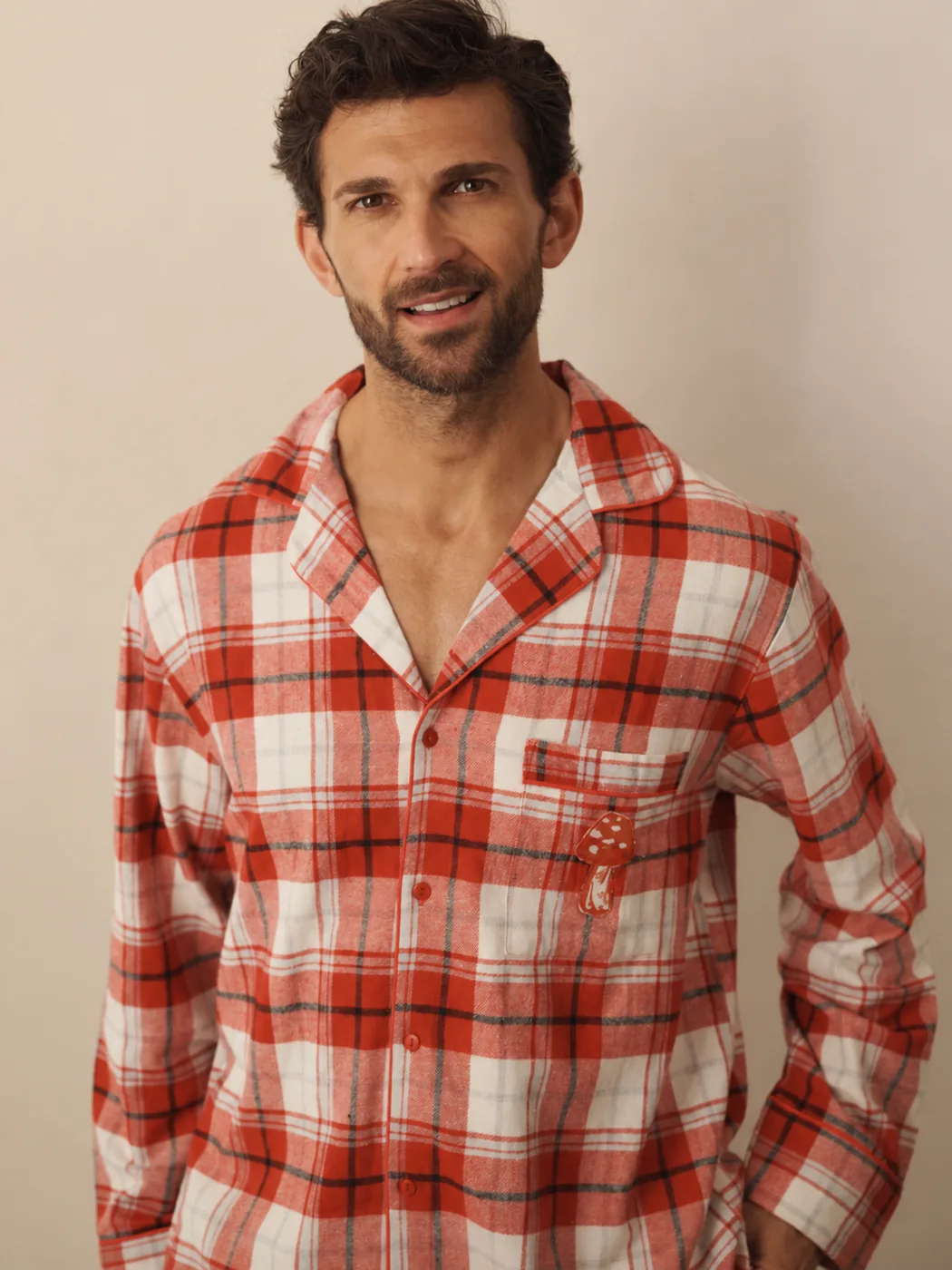 Red Tartan Cotton Set