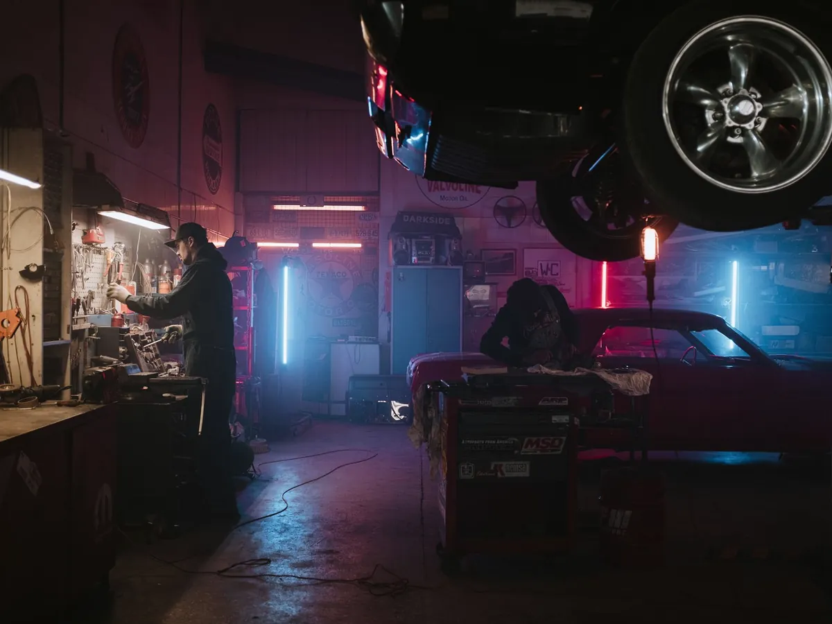 Revline Whitefield workshop floor