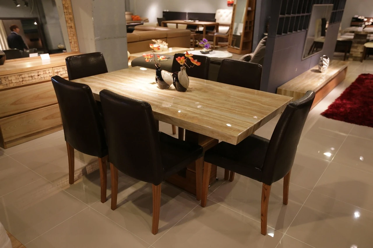 A Domio experience centre set up as a working home