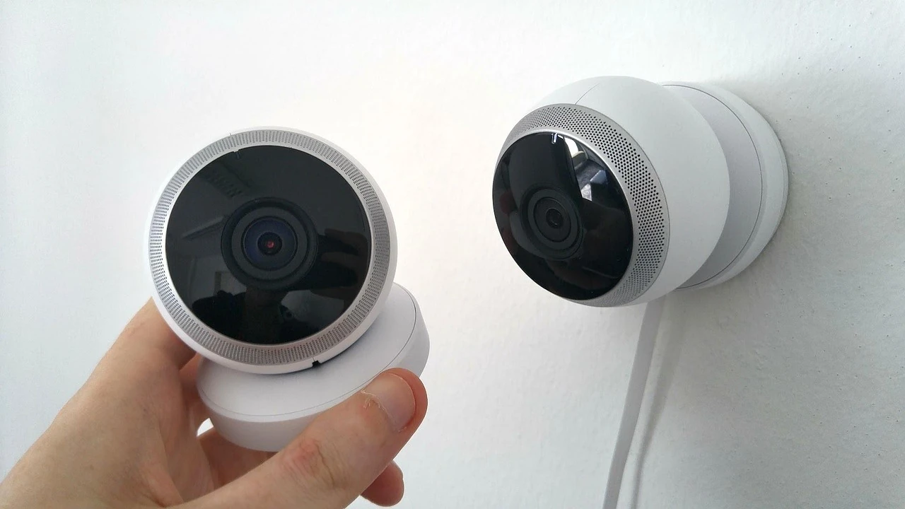 A Domio installer fitting a smart lock