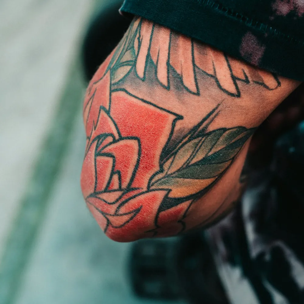 Floral sleeve, Blackwork tattoo on the Arm by Rohan Bhatt