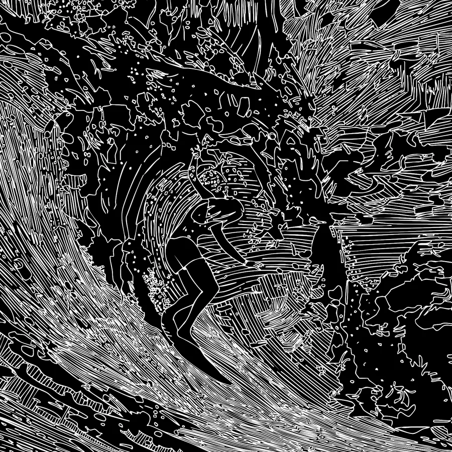 Great wave, flash design by Yuki Arai