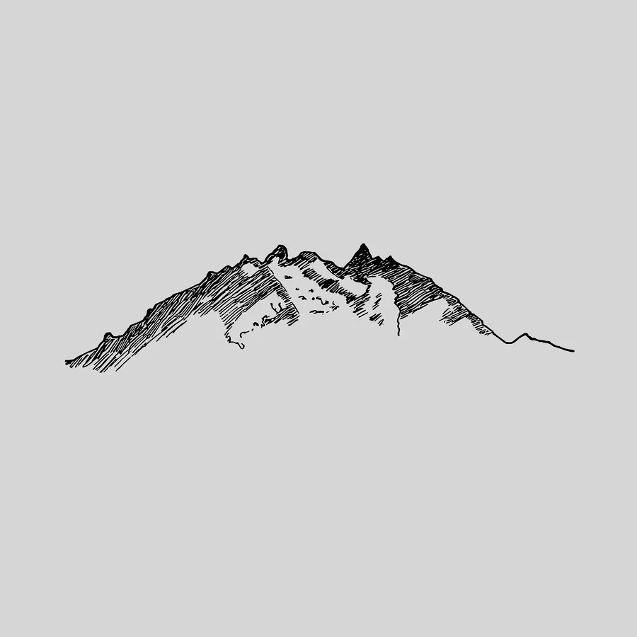 Mountain range, flash design by Mara D'Souza