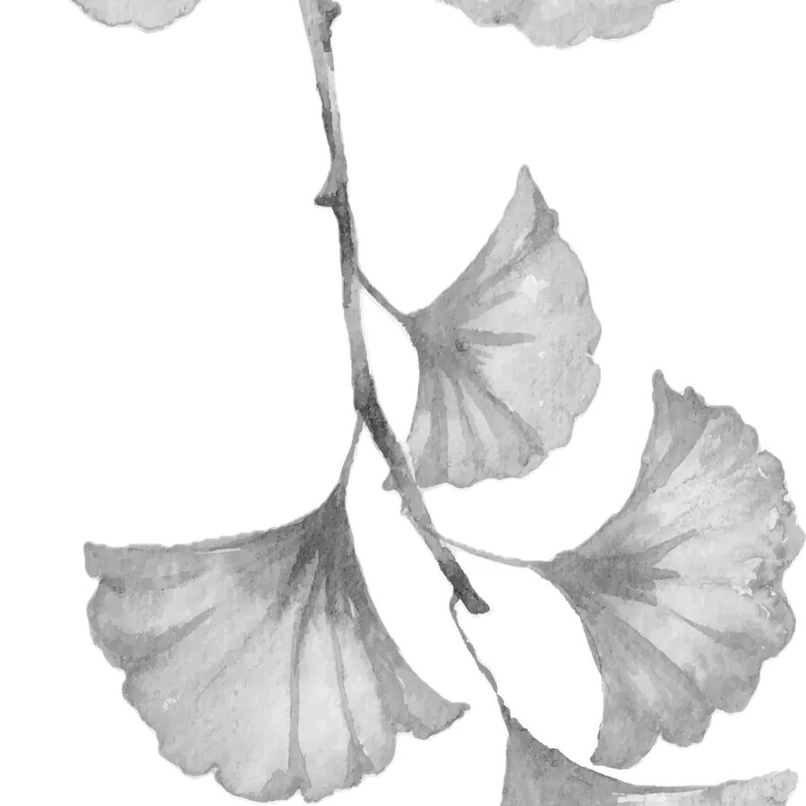 Ginkgo leaves, flash design by Mara D'Souza