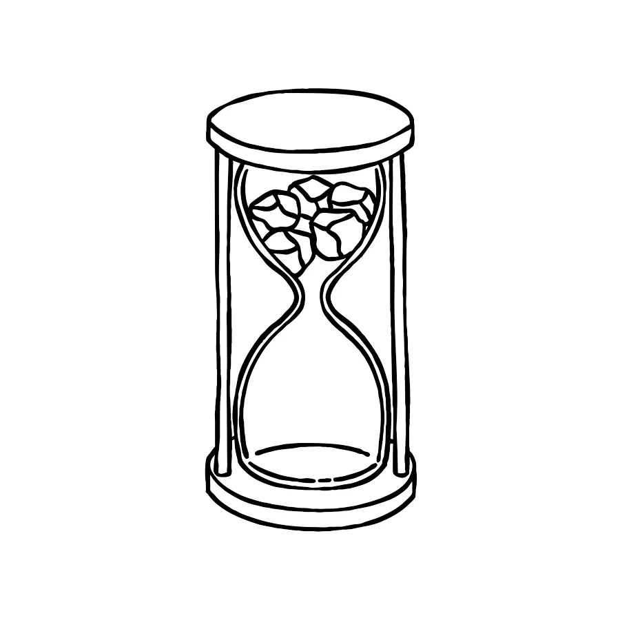 Hourglass, flash design by Kabir Rao