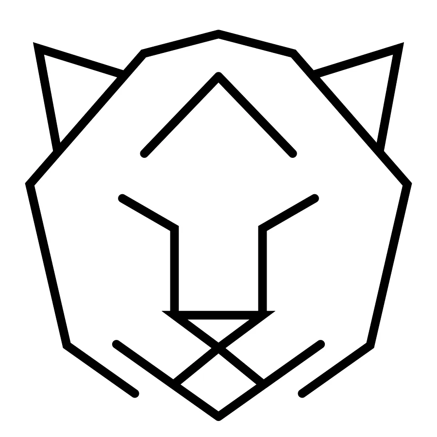 Geo tiger, flash design by Kabir Rao
