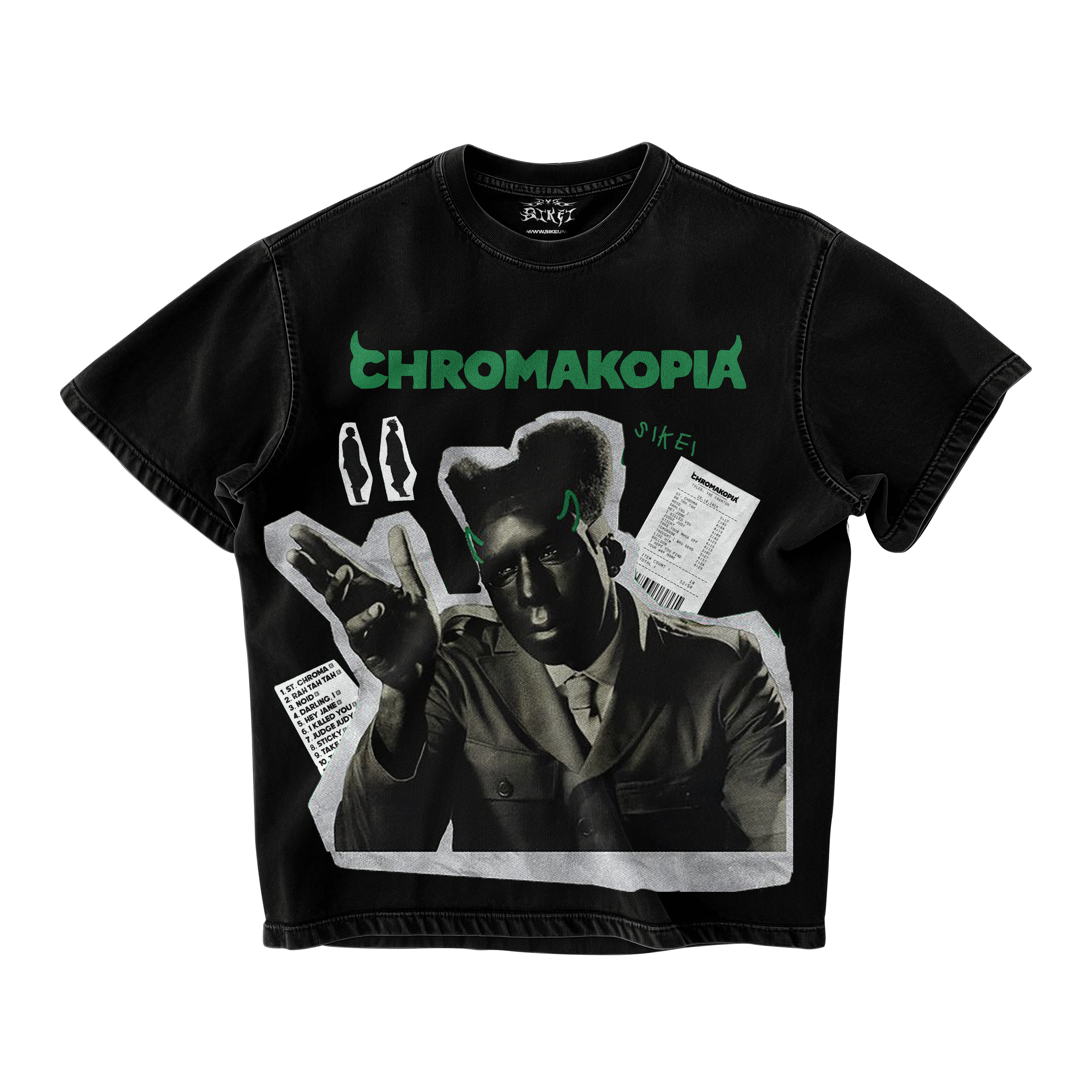 Oversized Tshirt white/black