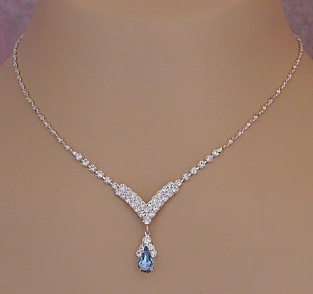 White Platinum necklace Made 925 sterling silver