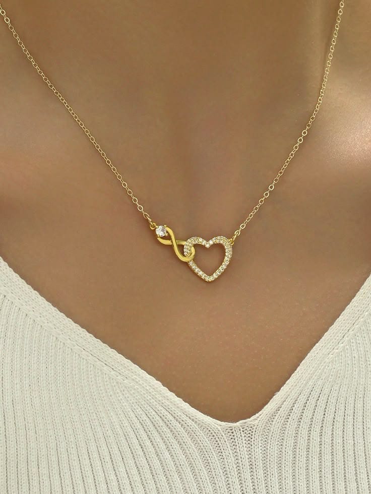 Heart Golden Locket  Made 925 sterling silver