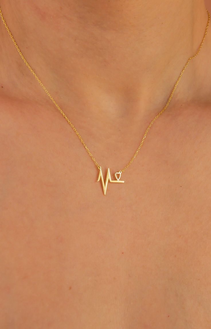 Rose Gold Heart Necklace Made 925 sterling silver