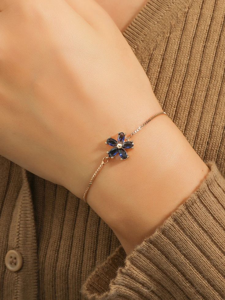 Flower Bracelet, Made 925 sterling silver