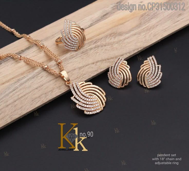 Regal Wave  Pendant Made 925 sterling silver