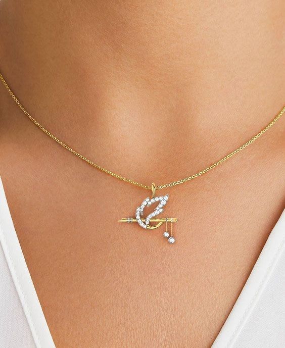 Feather Pattern Pendant   Made 925 sterling silver