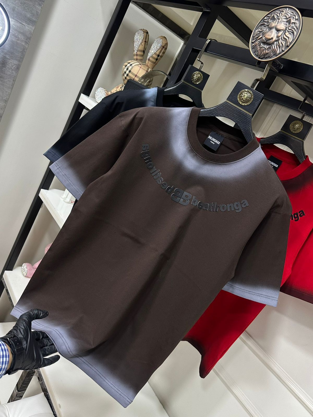 Men’s Stylish Cotton T-Shirt – Brown Statement Fit