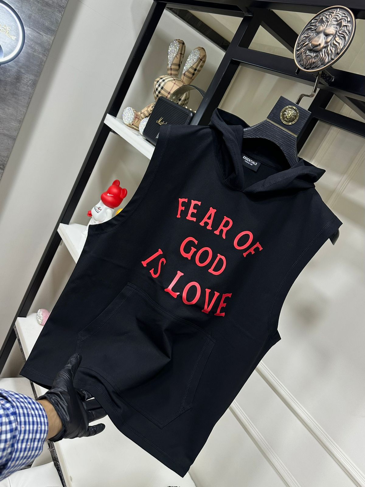 Men’s Cotton Sando – Black Essential Comfort Vest