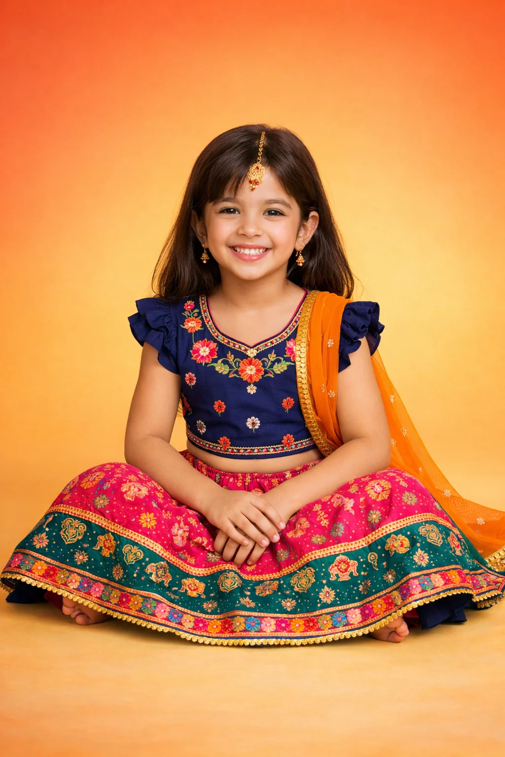 Kids Wear Festive Lehenga Choli