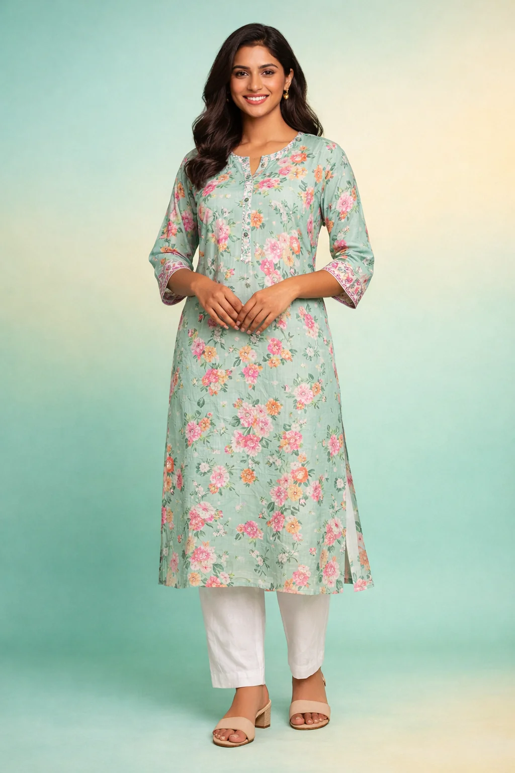 Sukoon Floral Comfort Kurta